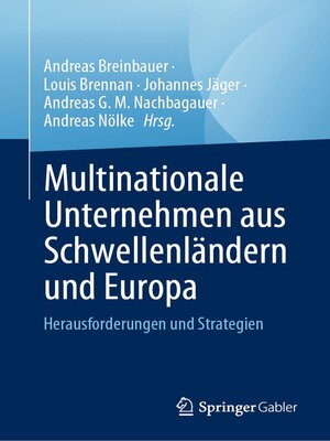 cover image of Multinationale Unternehmen aus Schwellenländern und Europa